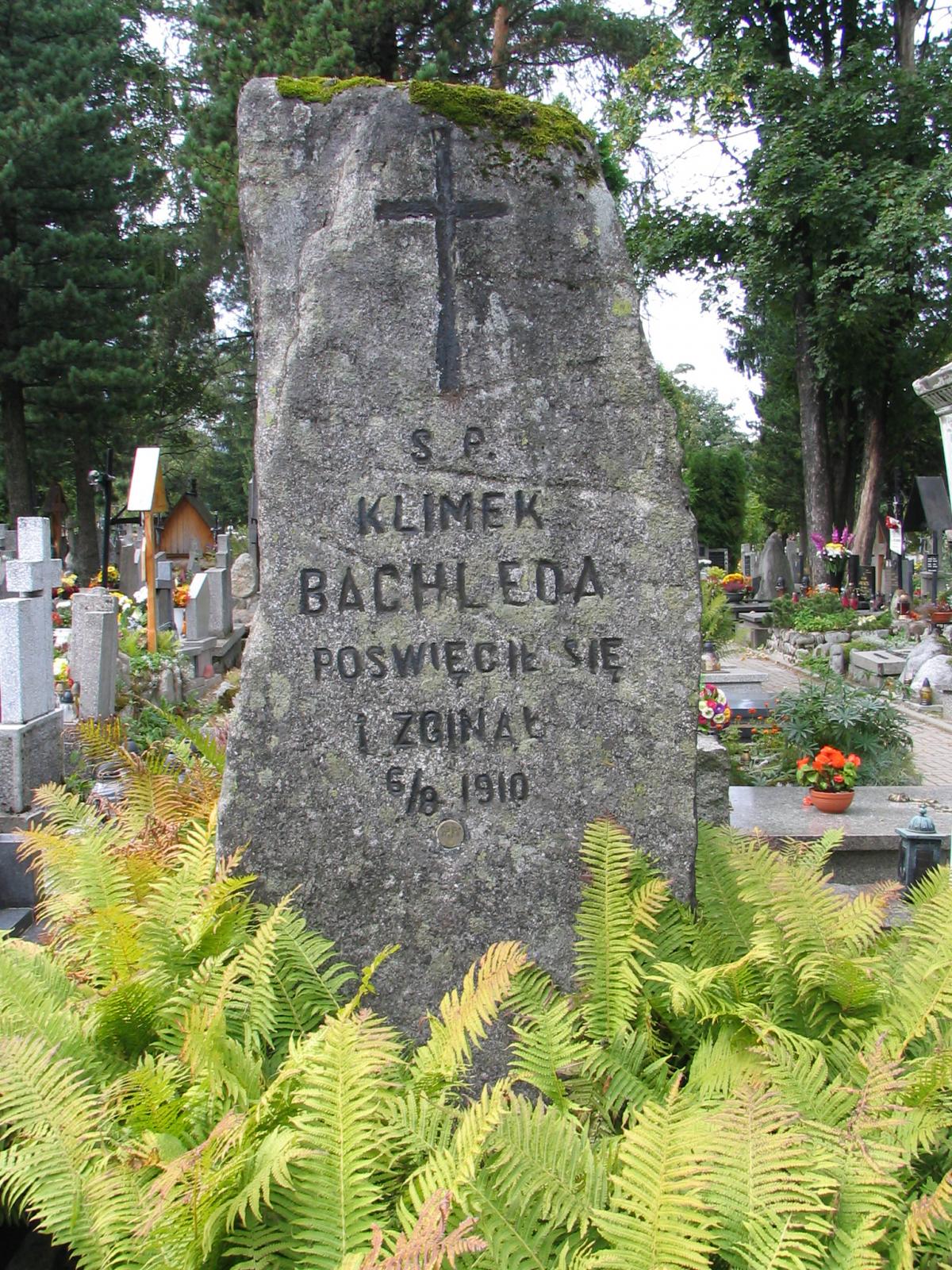 Wikipedia, Klimek Bachleda, New Cemetery in Zakopane, Self-published work