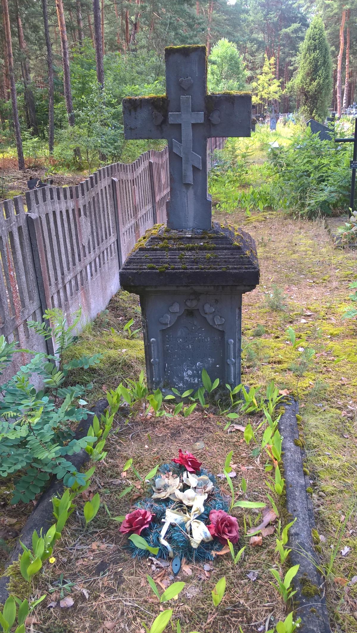 Wikipedia, Orthodox cemetery in Kulno, Self-published work