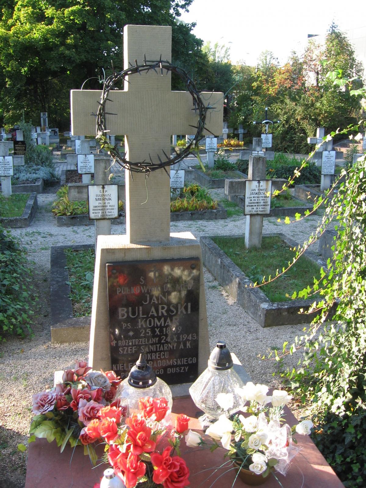 Wikipedia, Jan Bularski, Partisan Cemetery in Kielce, Self-published work