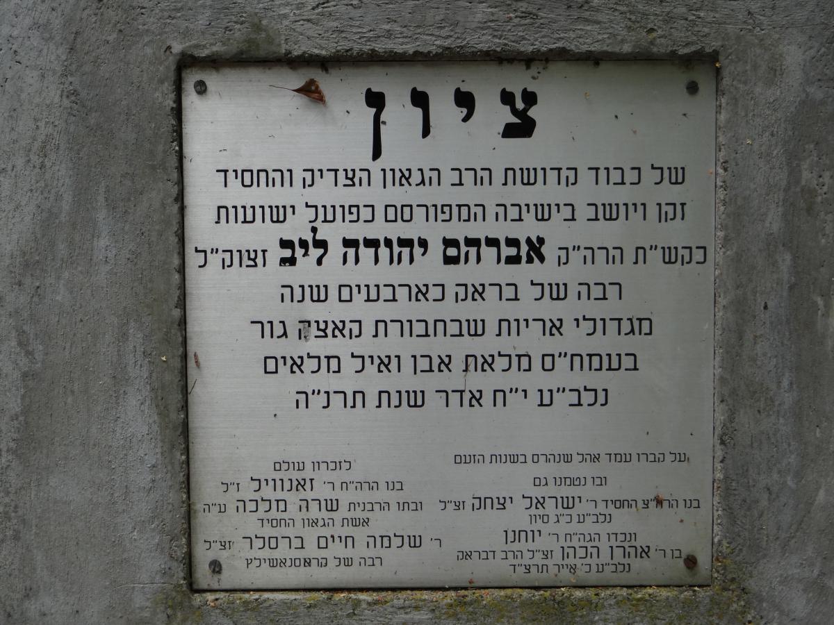 Wikipedia, Old Jewish cemetery in Brok, Self-published work