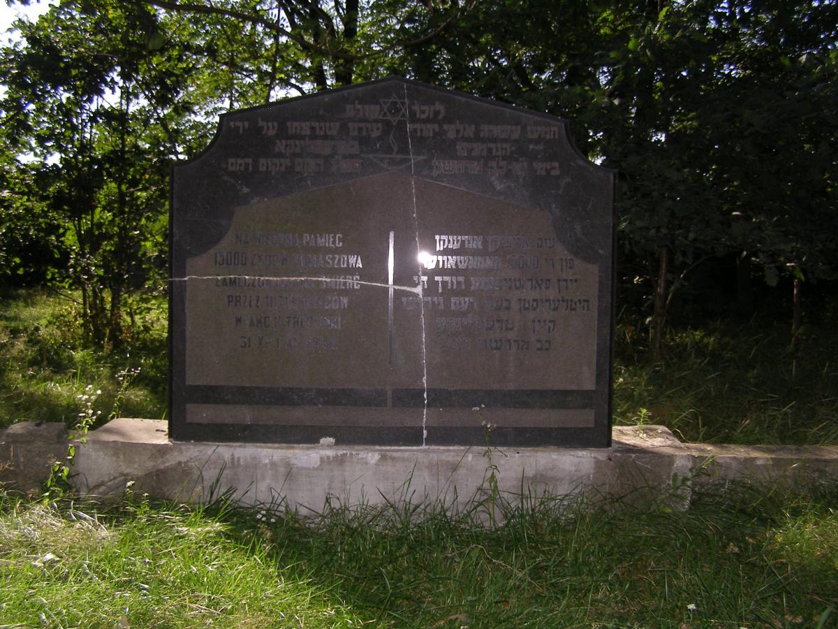 Wikipedia, Jewish cemetery in Tomaszów Mazowiecki, Memorial stones in Łódź Voivodeship, Photographs 