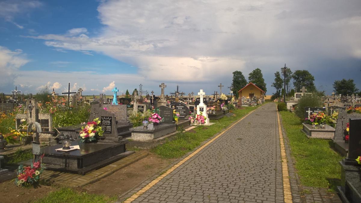 Wikipedia, Roman Catholic cemetery in Biszcza, Self-published work