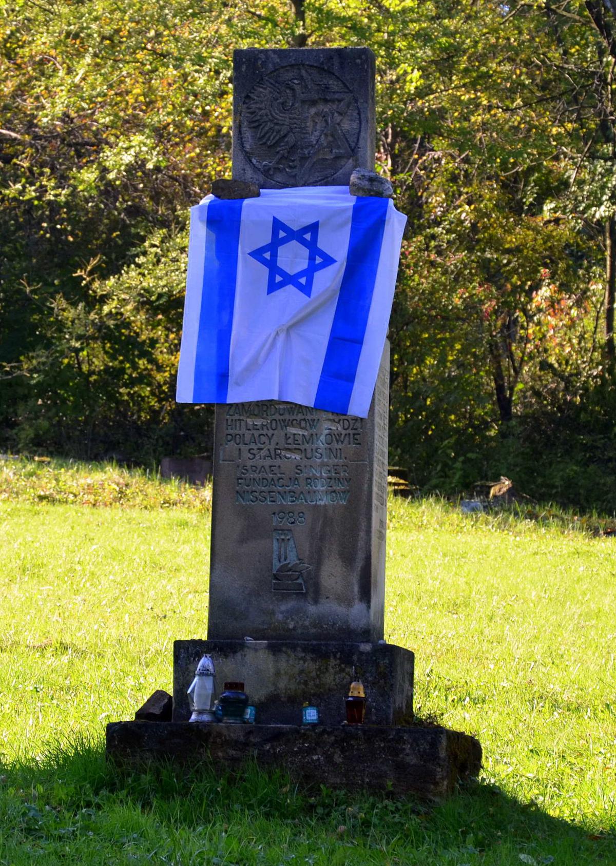 Wikipedia, New jewish cemetery in Sanok, October 2013 in Sanok, Photographs of flags of Israel, Self