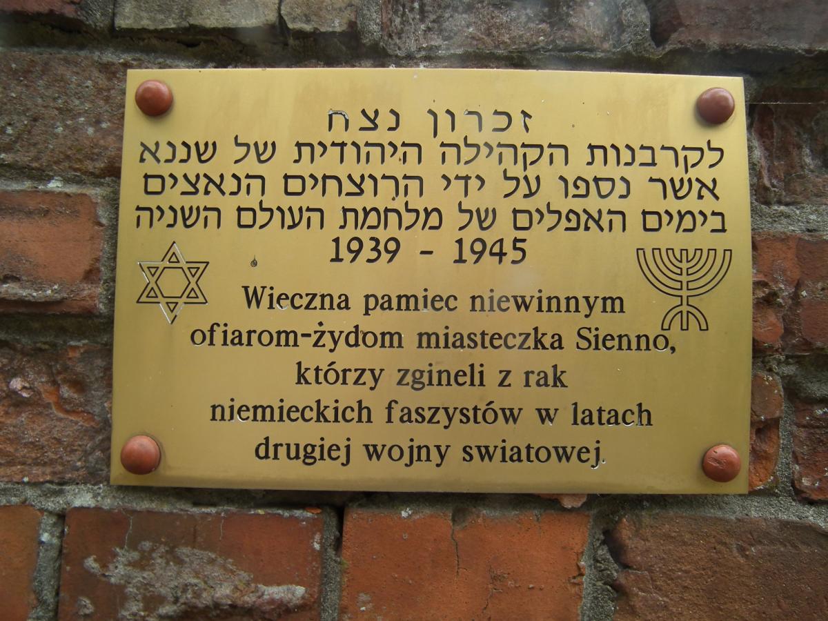 Wikipedia, Cultural heritage monuments in Poland with known IDs, Jewish cemetery in Sienno, Self-pub