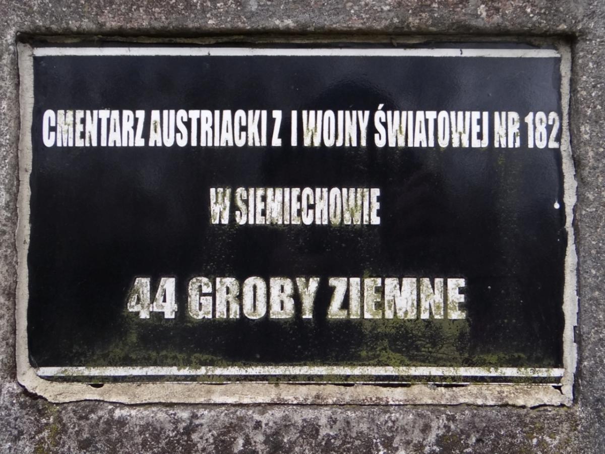 Wikipedia, Self-published work, World War I Cemetery nr 182 in Siemiechów
