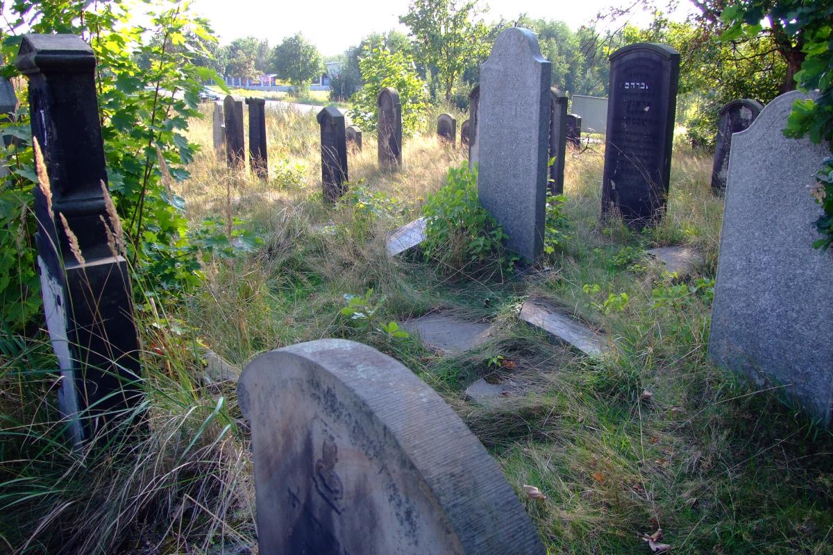 Wikipedia, Jewish cemetery in Pyskowice, Self-published work