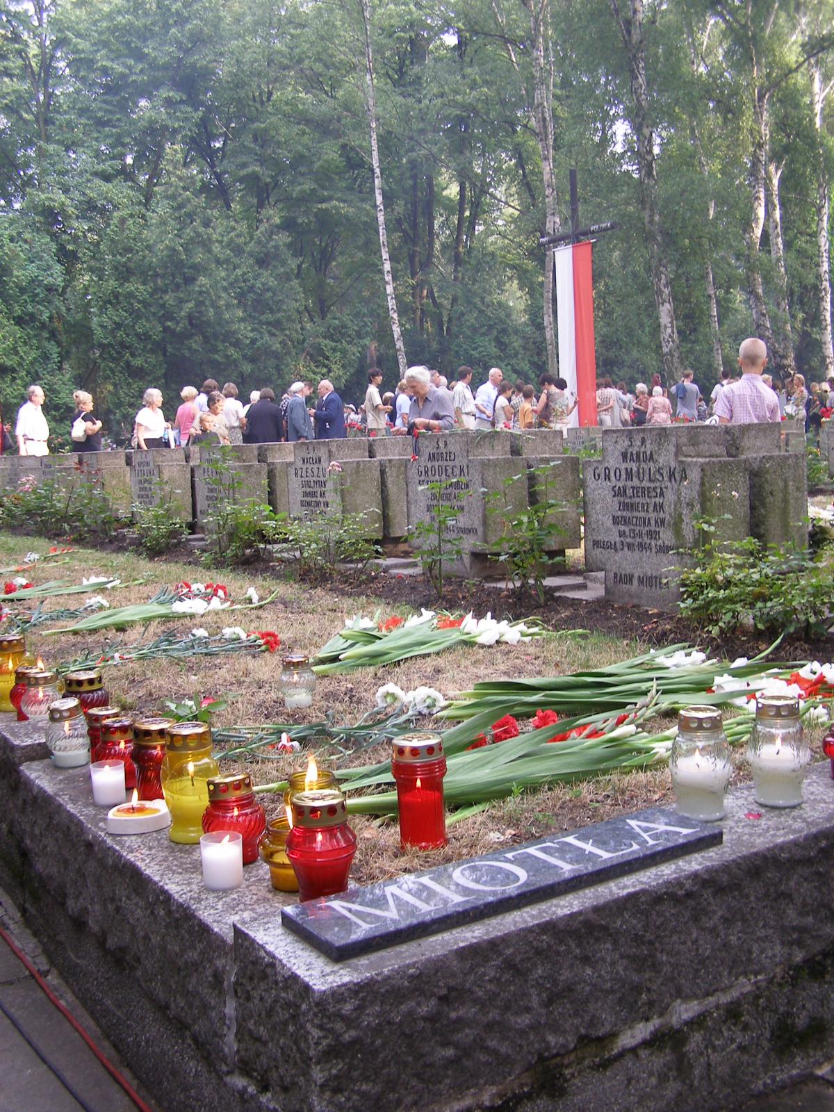 Wikipedia, Files with no machine-readable source, Military Cemetery in Warsaw, Miotła Battalion, Pho