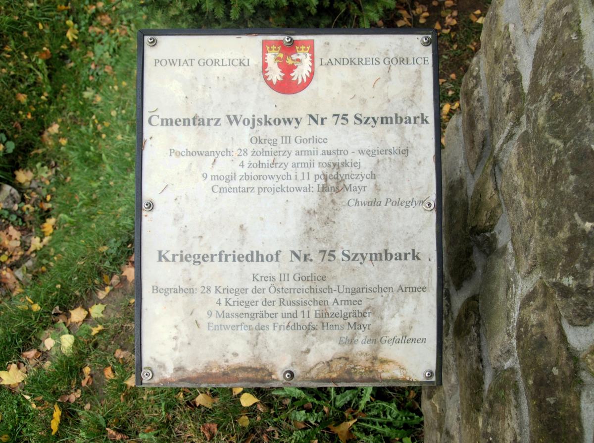 Wikipedia, Self-published work, World War I Cemetery nr 75 in Szymbark