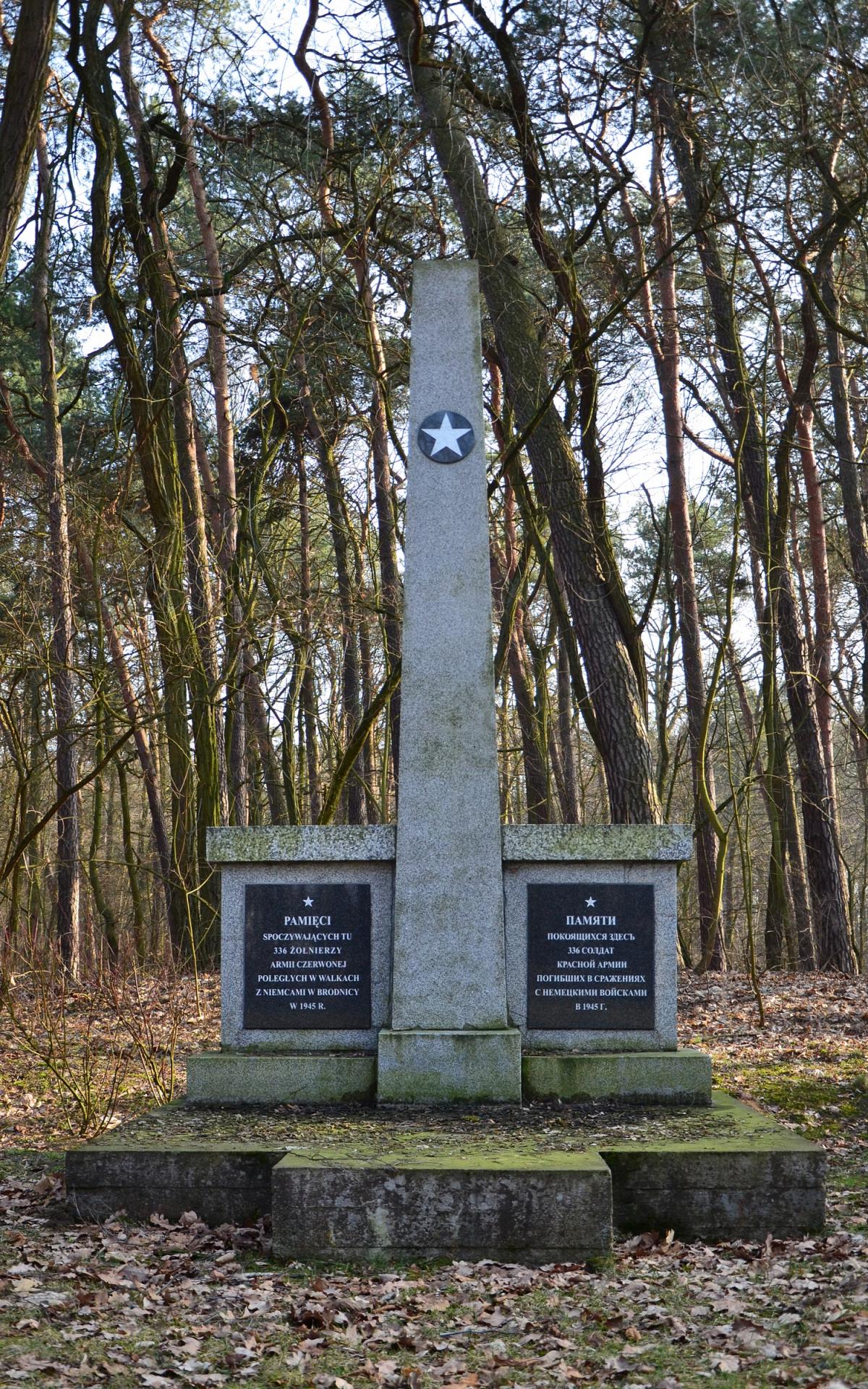 Wikipedia, Military cemetery in Brodnica, Monuments and memorials in Brodnica, Self-published work