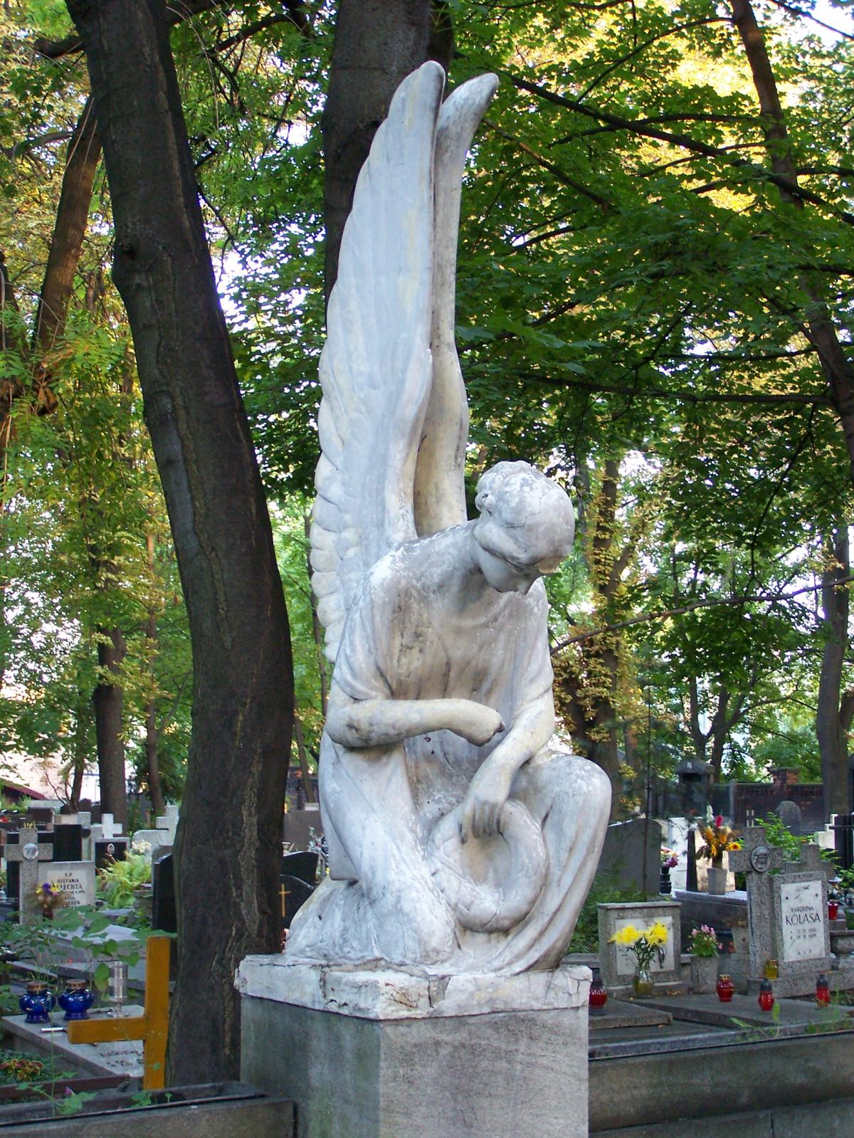 Wikipedia, Grave sculptures of angels in Poland, Mater Dolorosa Cemetery in Bytom, Self-published wo