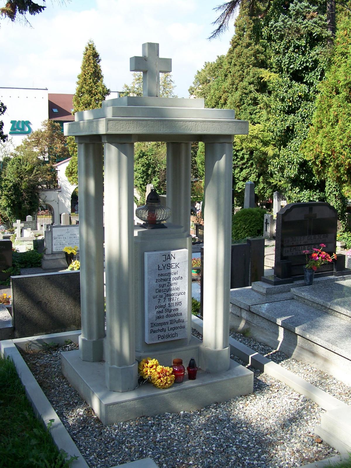 Wikipedia, 2009 in Cieszyn, Graves in Cieszyn, Jan Łysek, Lutheran Cemetery in Cieszyn, Self-publish
