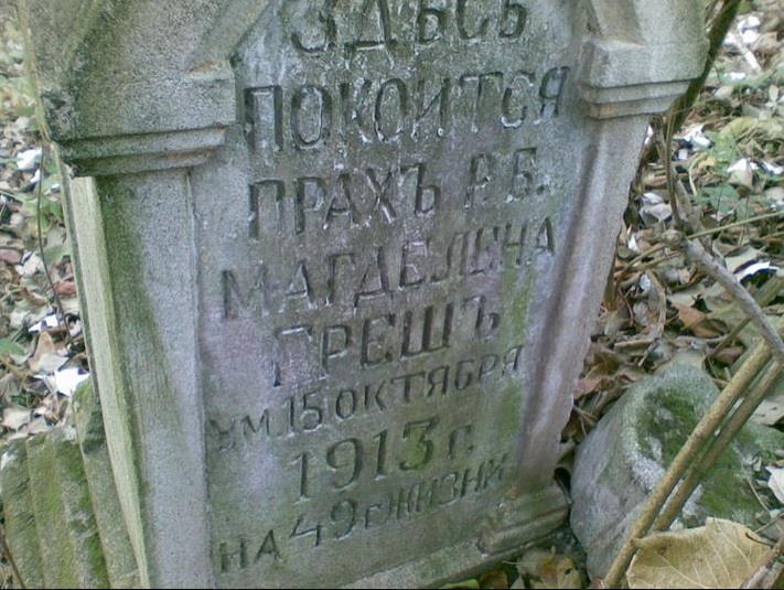 Wikipedia, Orthodox cemetery in Czerniczyn, Self-published work