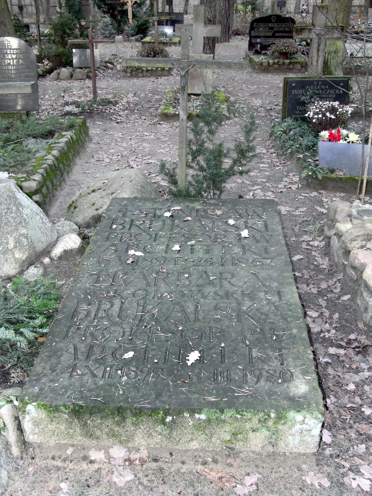 Wikipedia, Barbara Brukalska-Sokołowska, Laski Cemetery, Self-published work, Stanisław Brukalski