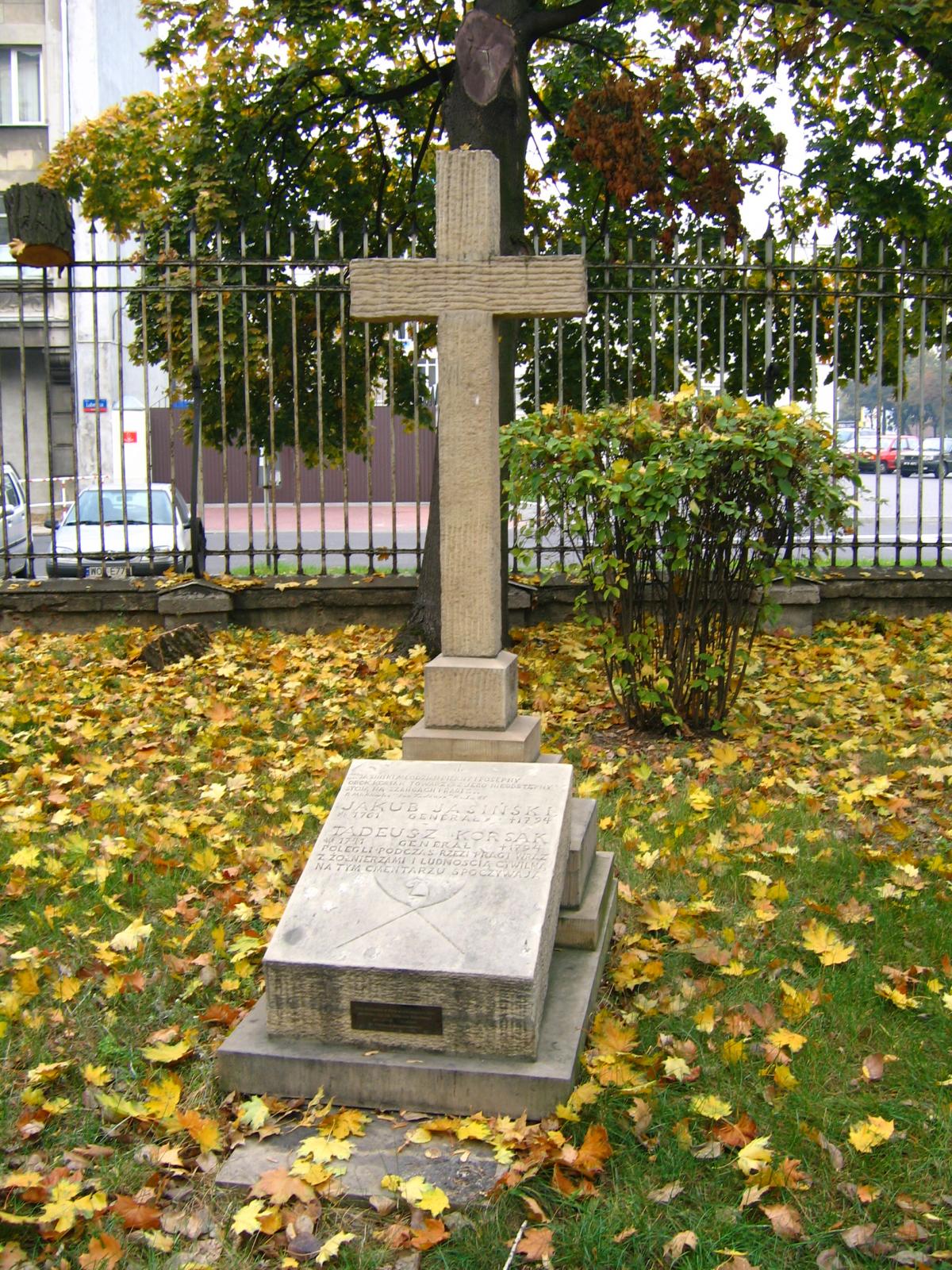 Wikipedia, Jakub Jasiński, Kamionkowski Cemetery in Warsaw, Monuments and memorials in Praga, Self-p