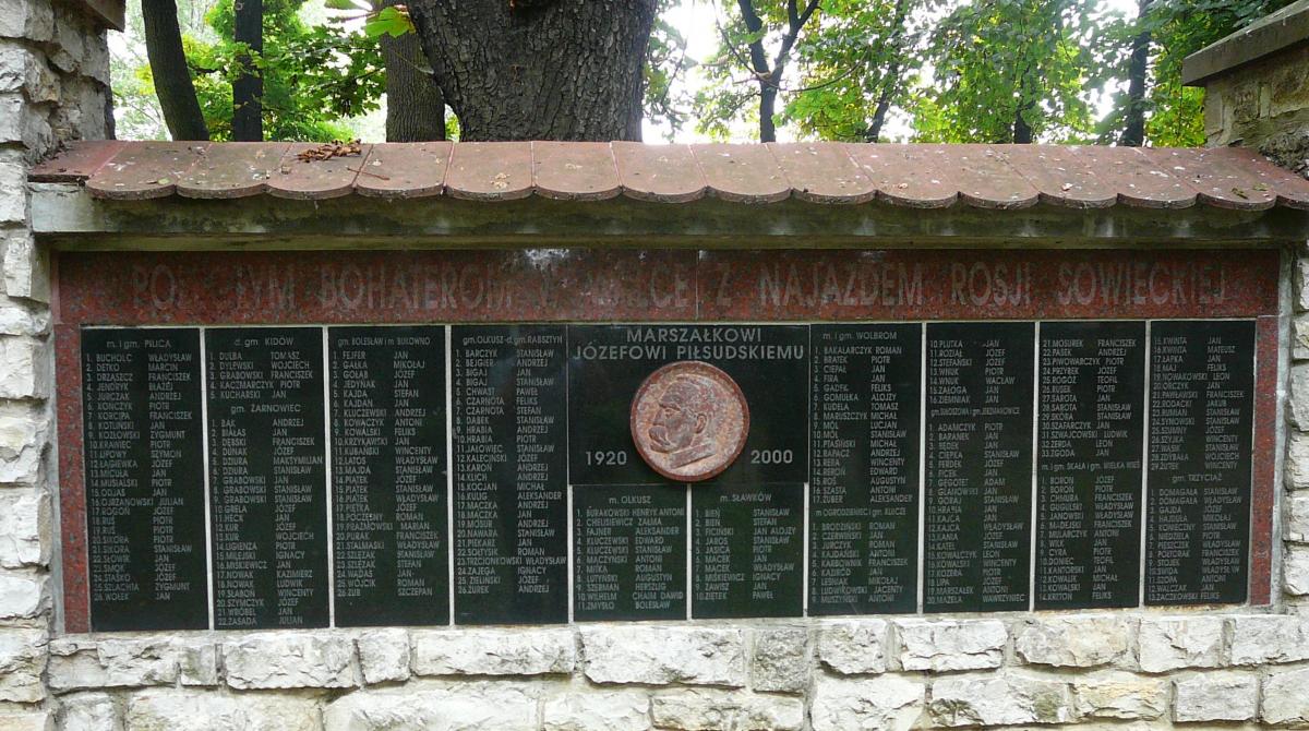Wikipedia, Old Christian Cemetery in Olkusz, Plaques commemorating Polish-Soviet War, Self-published