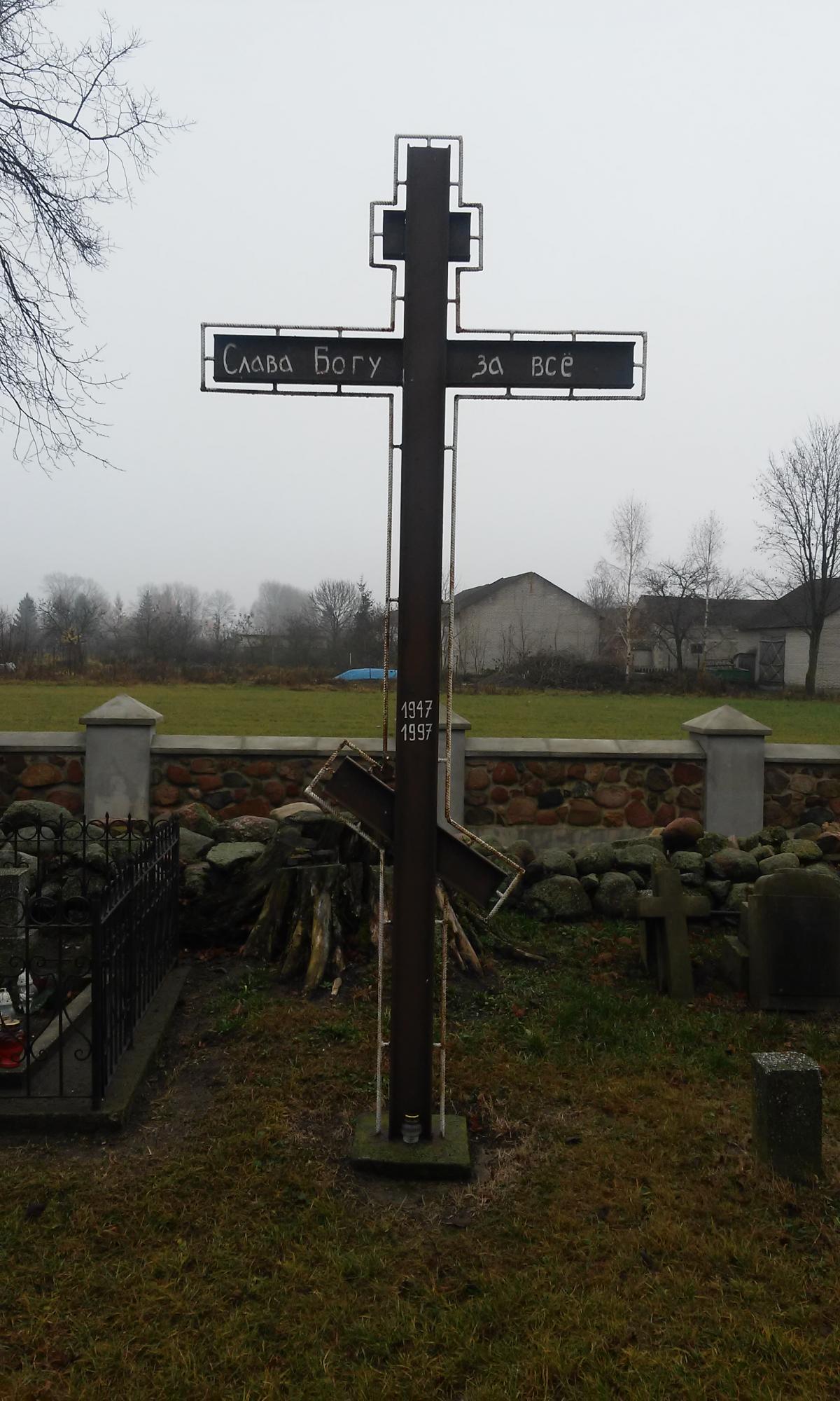 Wikipedia, Memorials to Operation Vistula, Orthodox cemetery in Nosów, Self-published work