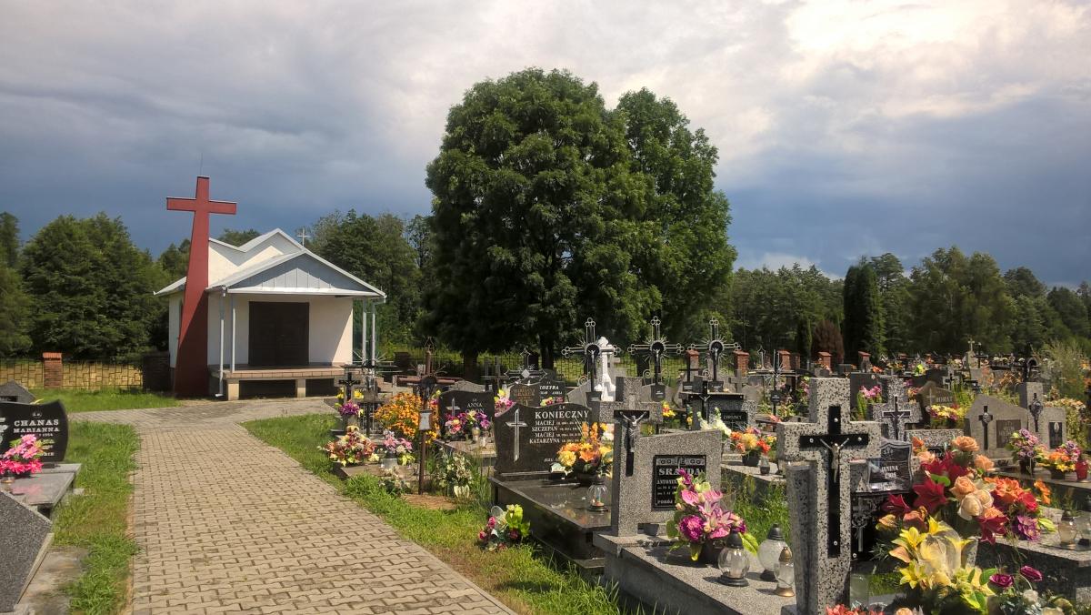 Wikipedia, Roman Catholic cemetery in Potok Górny, Self-published work