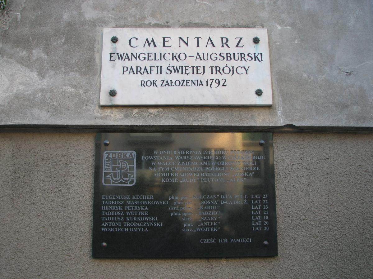 Wikipedia, Evangelical-Augsburg Cemetery in Warsaw, Kotwica symbol, Self-published work, Warsaw Upri