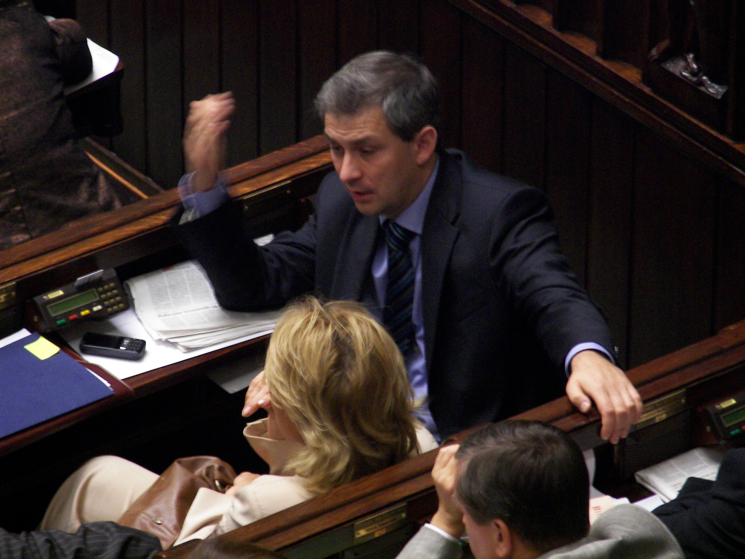 Wikipedia, 7 wrze�nia 2007 Skr�cenie kadencji Sejmu RP, Grzegorz Napieralski, Jolanta Szymanek-Deres