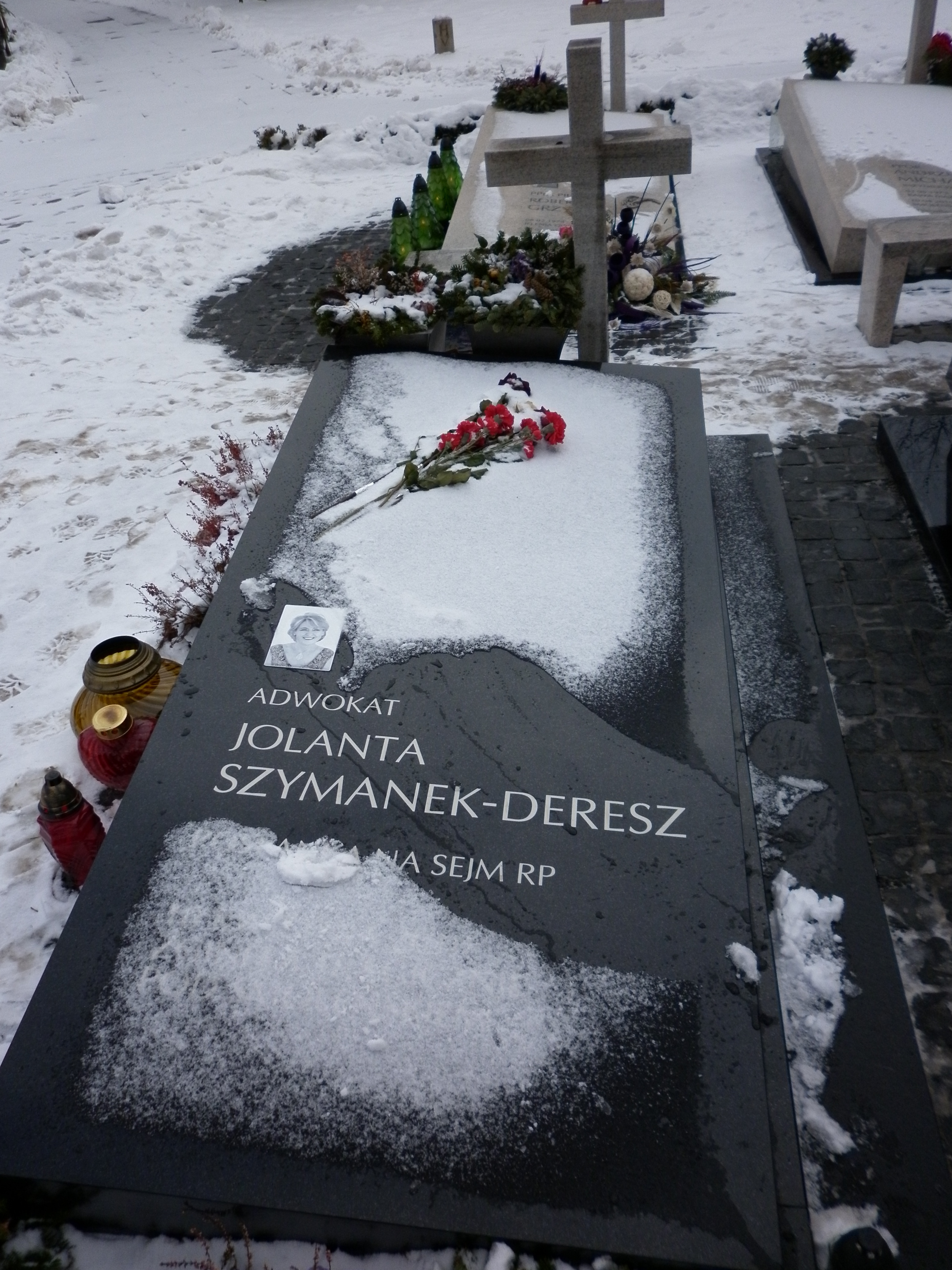 Wikipedia, Jolanta Szymanek-Deresz, Monument to victims of the 2010 Polish Air Force Tu-154 crash at