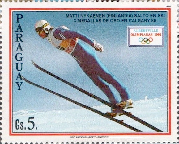 Wikipedia, Matti Nyknen, PD other reasons, PD other reasons new, People of Finland on stamps, Ski j