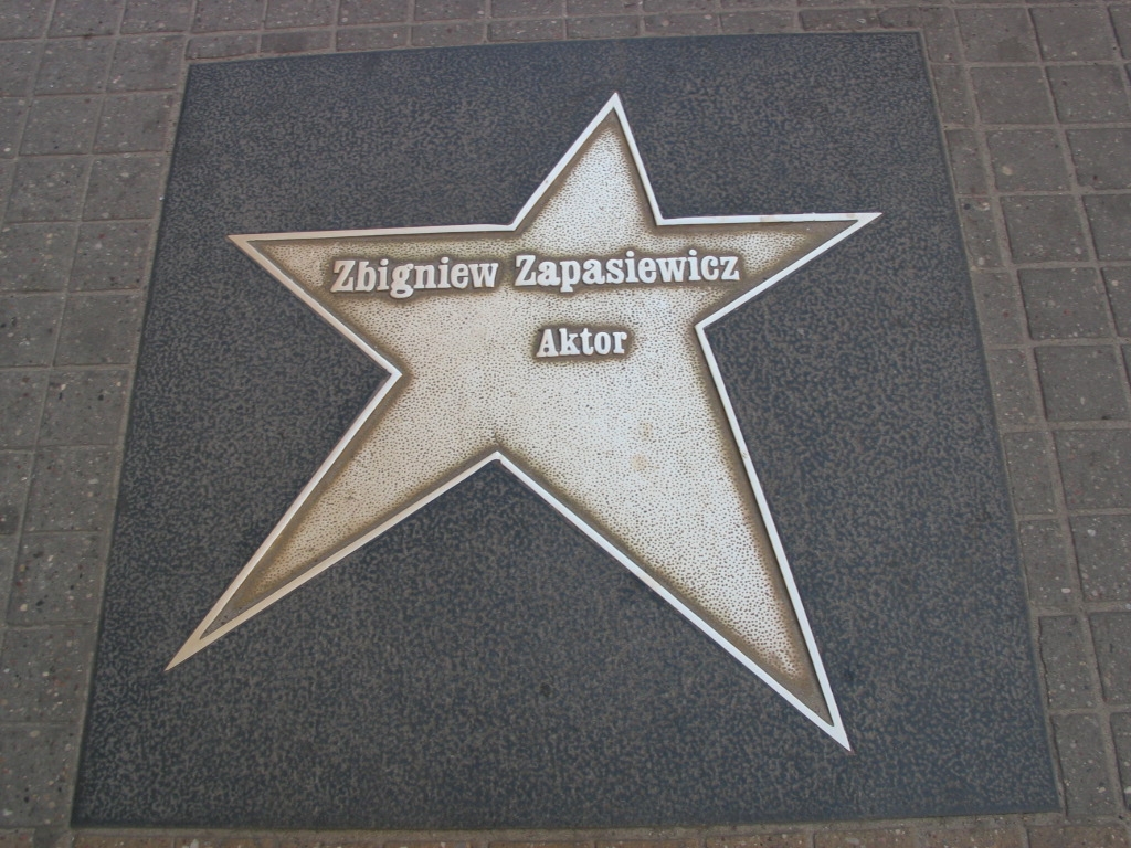 Wikipedia, Aleja Gwiazd w odzi, Self-published work, Zbigniew Zapasiewicz