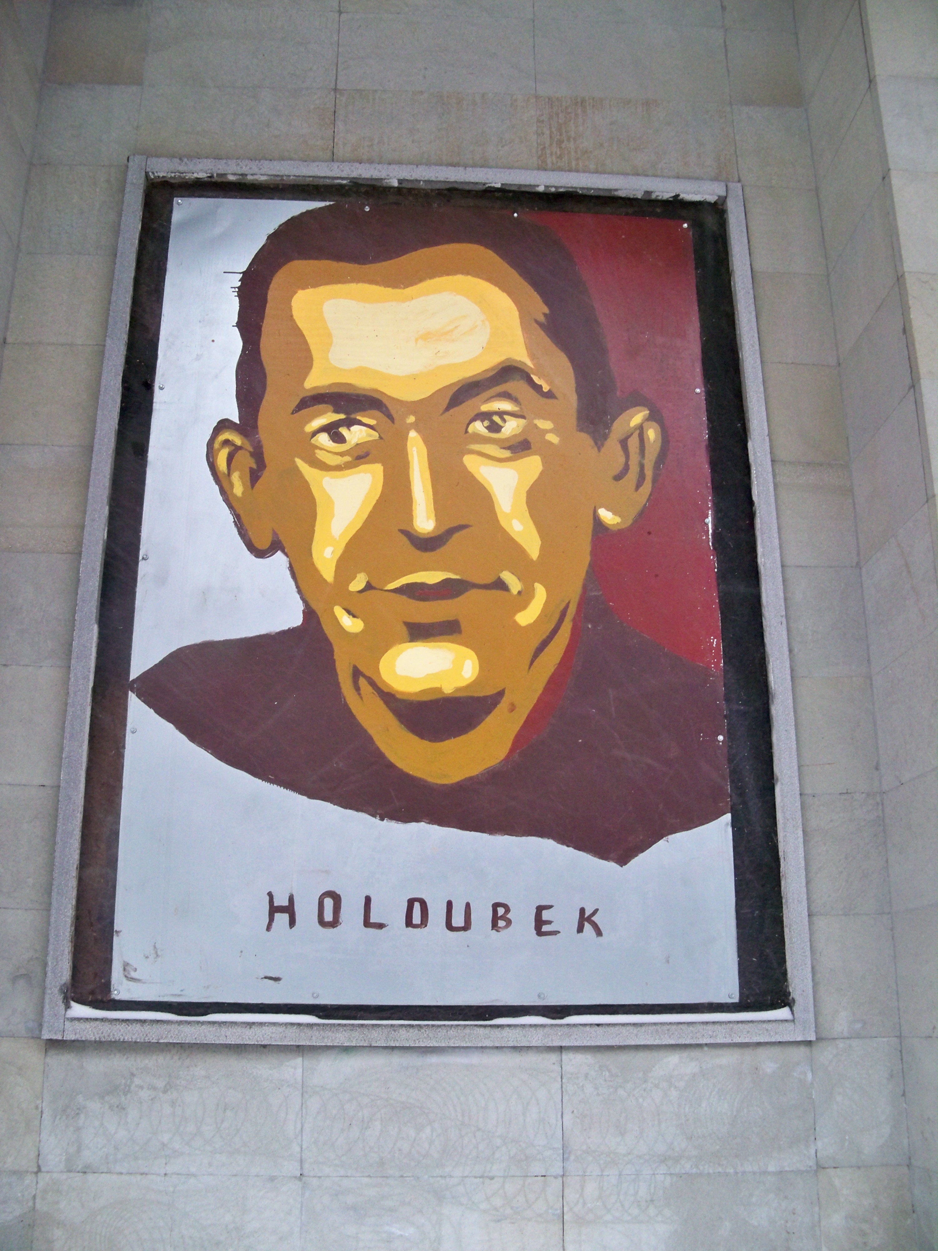 Wikipedia, Galeria osobowo�ci kultury Warszawy XX w, Graffiti of actors, Gustaw Holoubek, Images by 