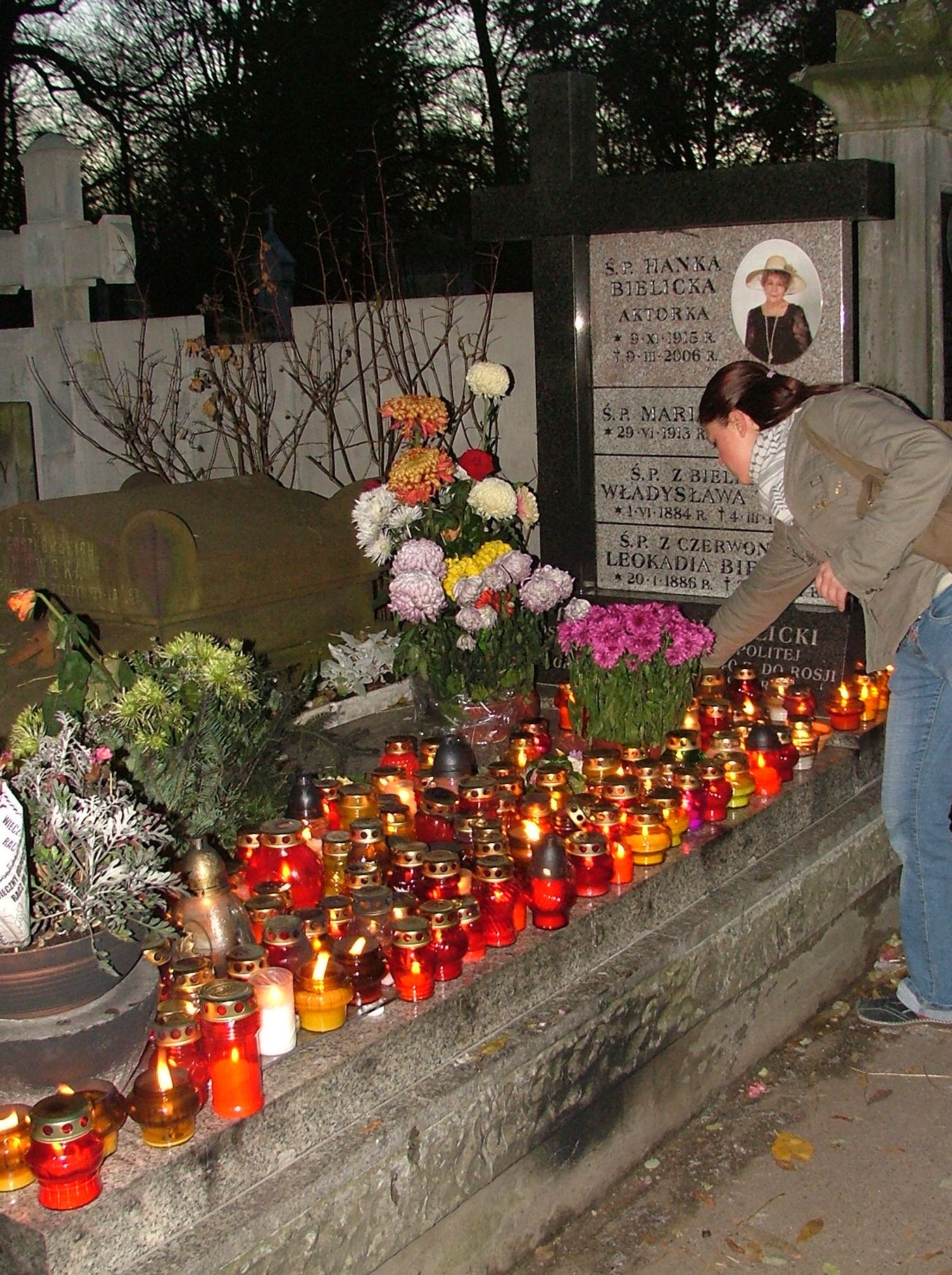 Wikipedia, Hanka Bielicka, Pow�zki Cemetery - B, Self-published work