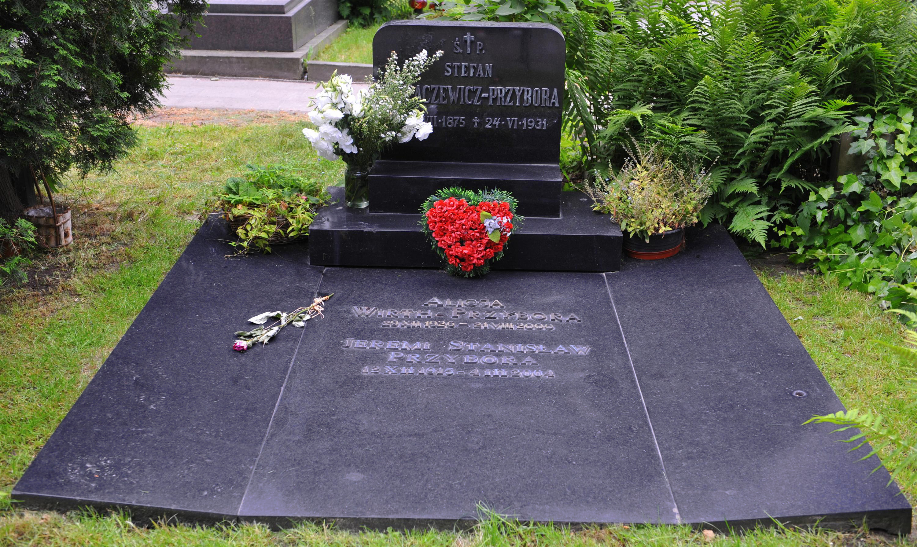 Wikipedia, Evangelical-Reformed Cemetery in Warsaw, Jeremi Przybora, Photographs taken on 2008-06-09