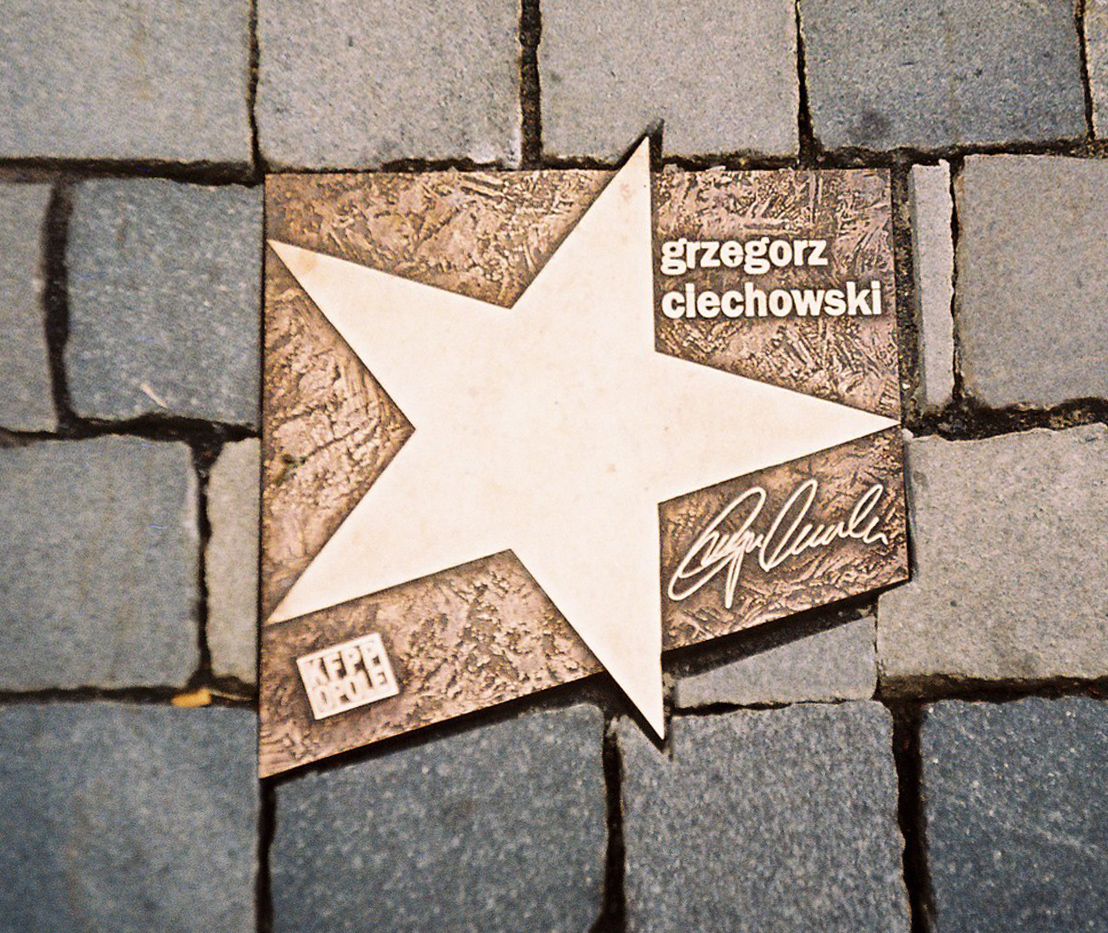 Wikipedia, Grzegorz Ciechowski, Self-published work, Walk of Fame in Opole