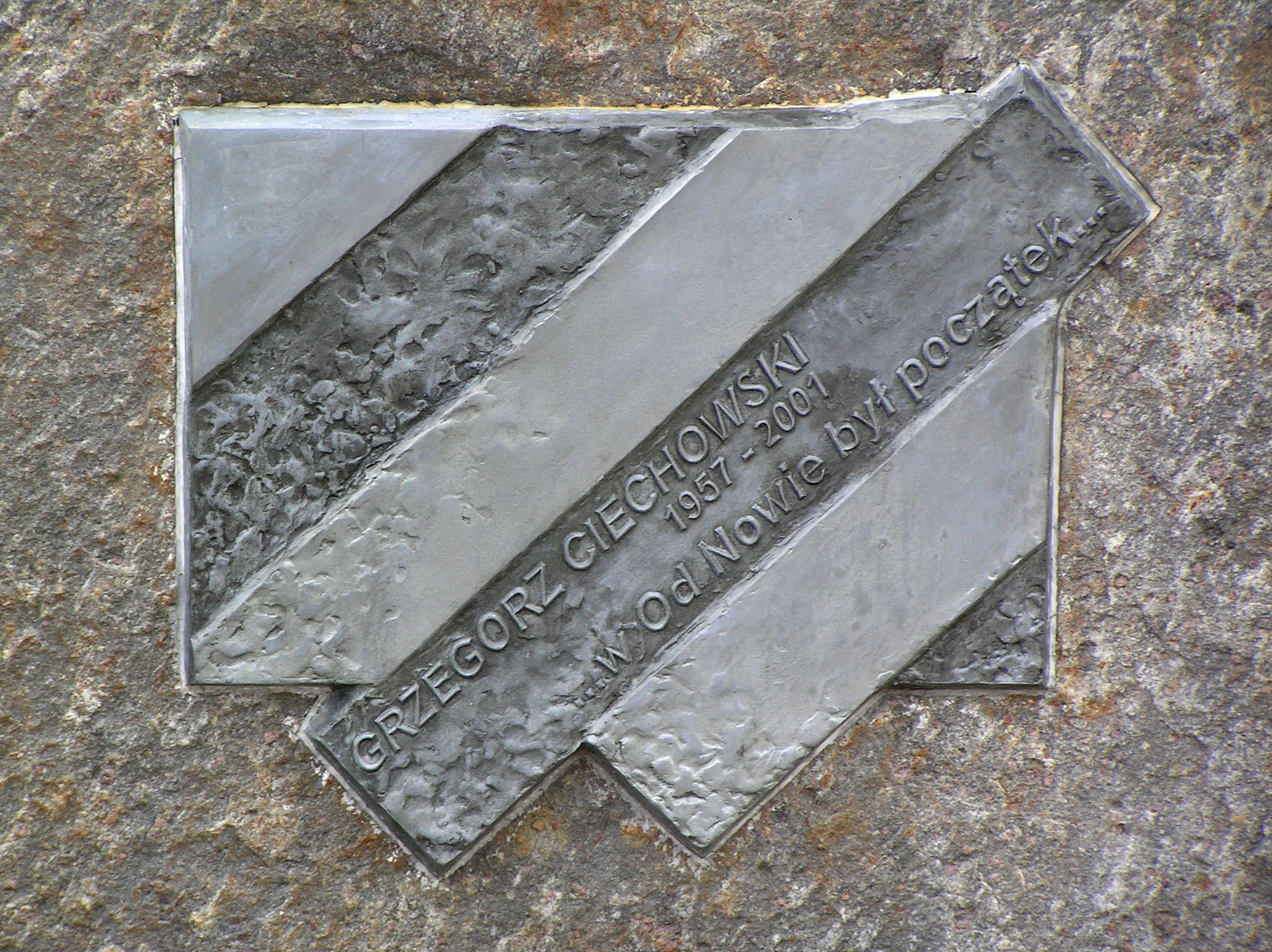 Wikipedia, Files by User:Pko from pl.wikipedia, Grzegorz Ciechowski, Od Nowa, Plaques in Toru, Repu