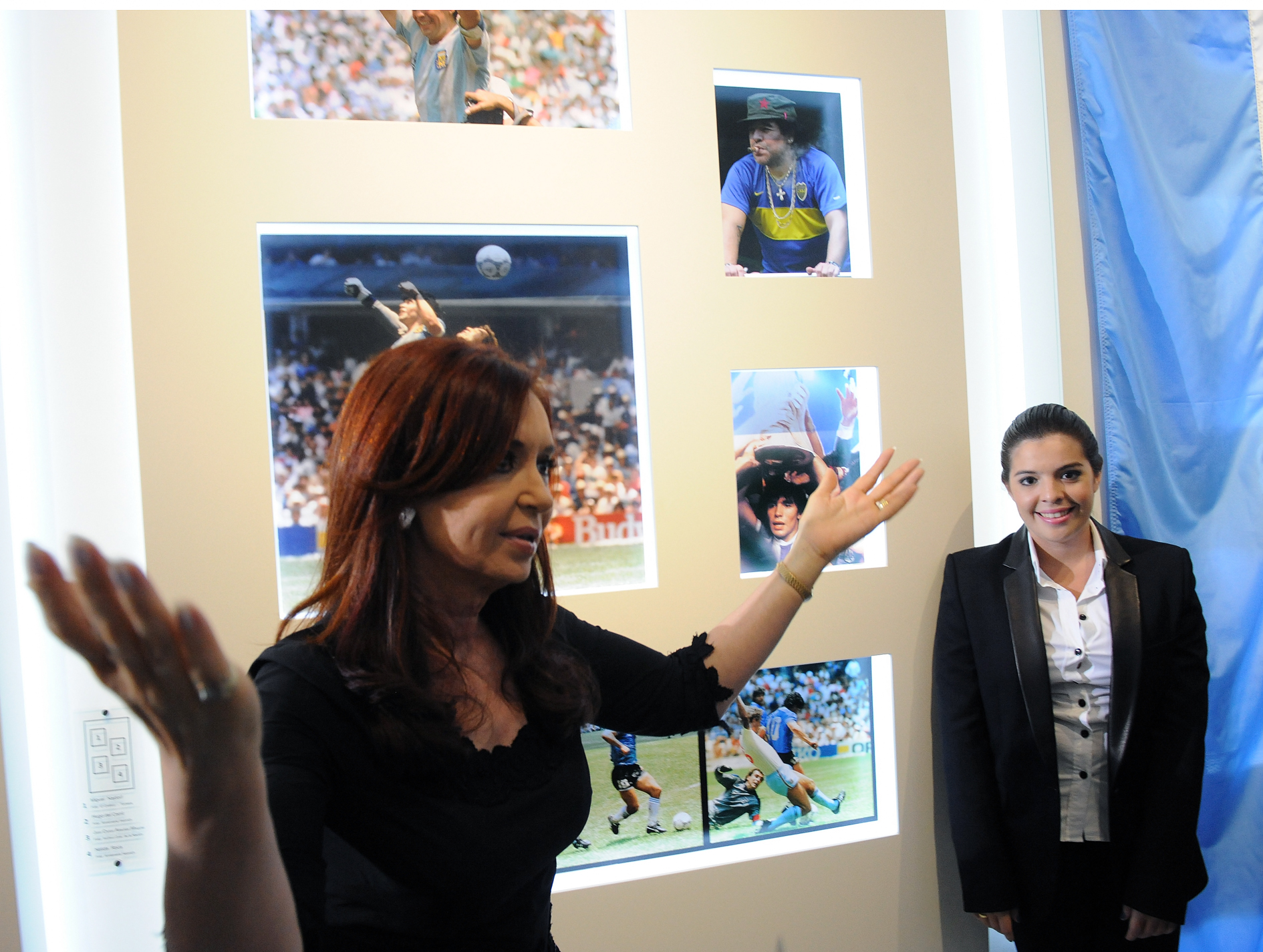 Wikipedia, Cristina Fernndez de Kirchner in March 2012, Dalma Maradona, Diego Maradona, Galera de 