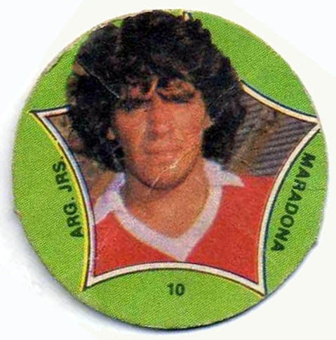 Wikipedia, Association football collectible cards, Diego Maradona, PD-AR-Photo, Template Unknown (au