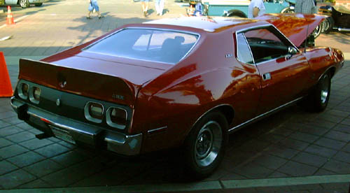 Wikipedia, 1974 AMC Javelin, AMC Javelin AMX, Photographs taken on 2004-05-21, Pierre Cardin, Red co