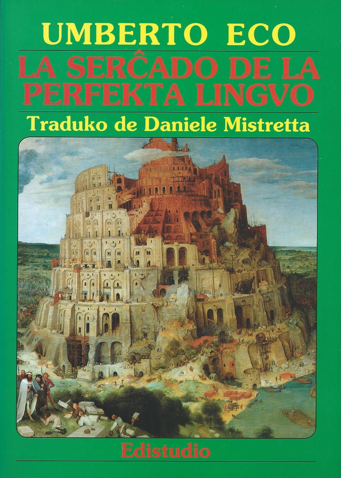 Wikipedia, 1994 book covers, Book covers in Esperanto, PD ineligible, Umberto Eco