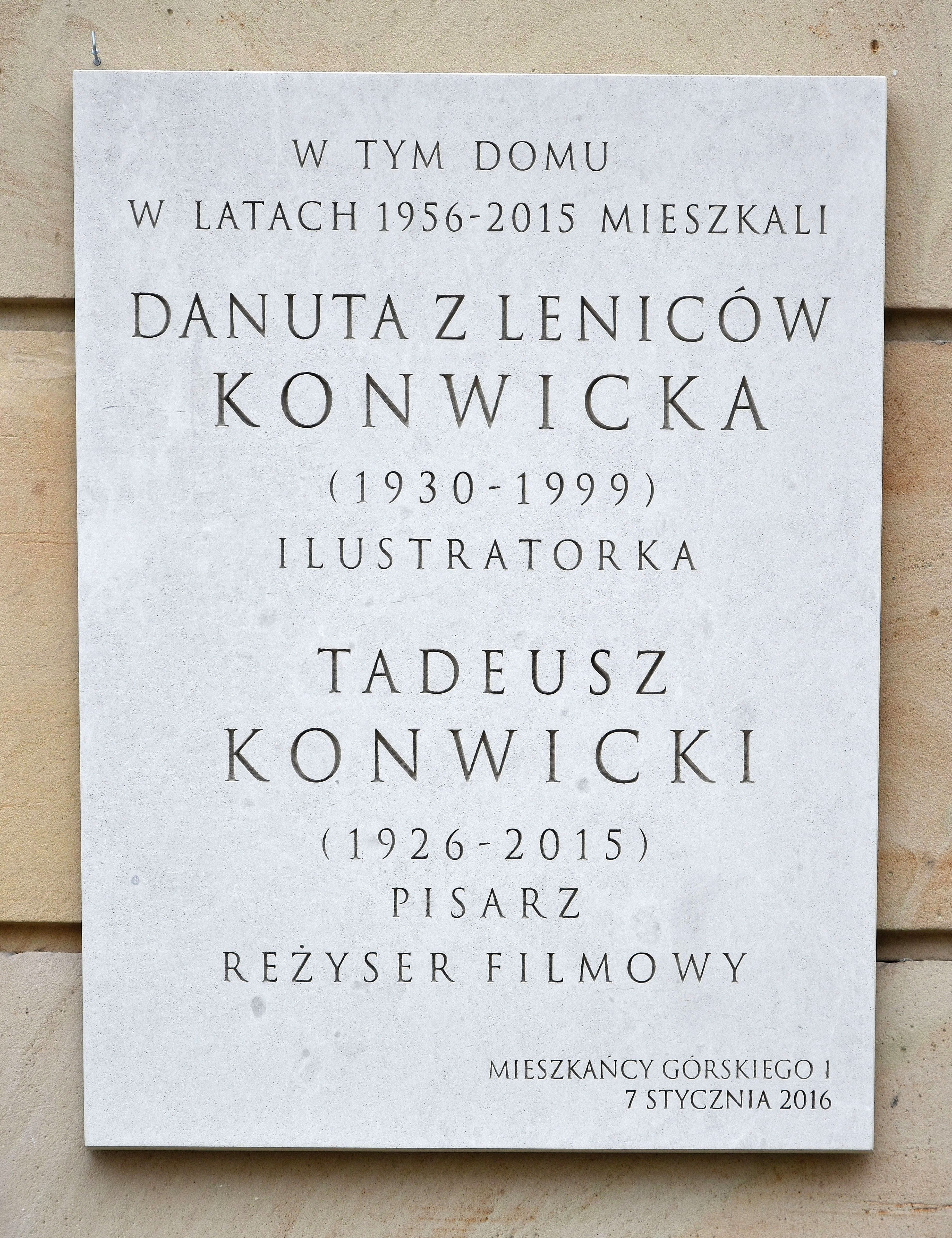 Wikipedia, Here-lived plaques in Warsaw, March 2017 in Warsaw, Poland photographs taken on 2017-03-2