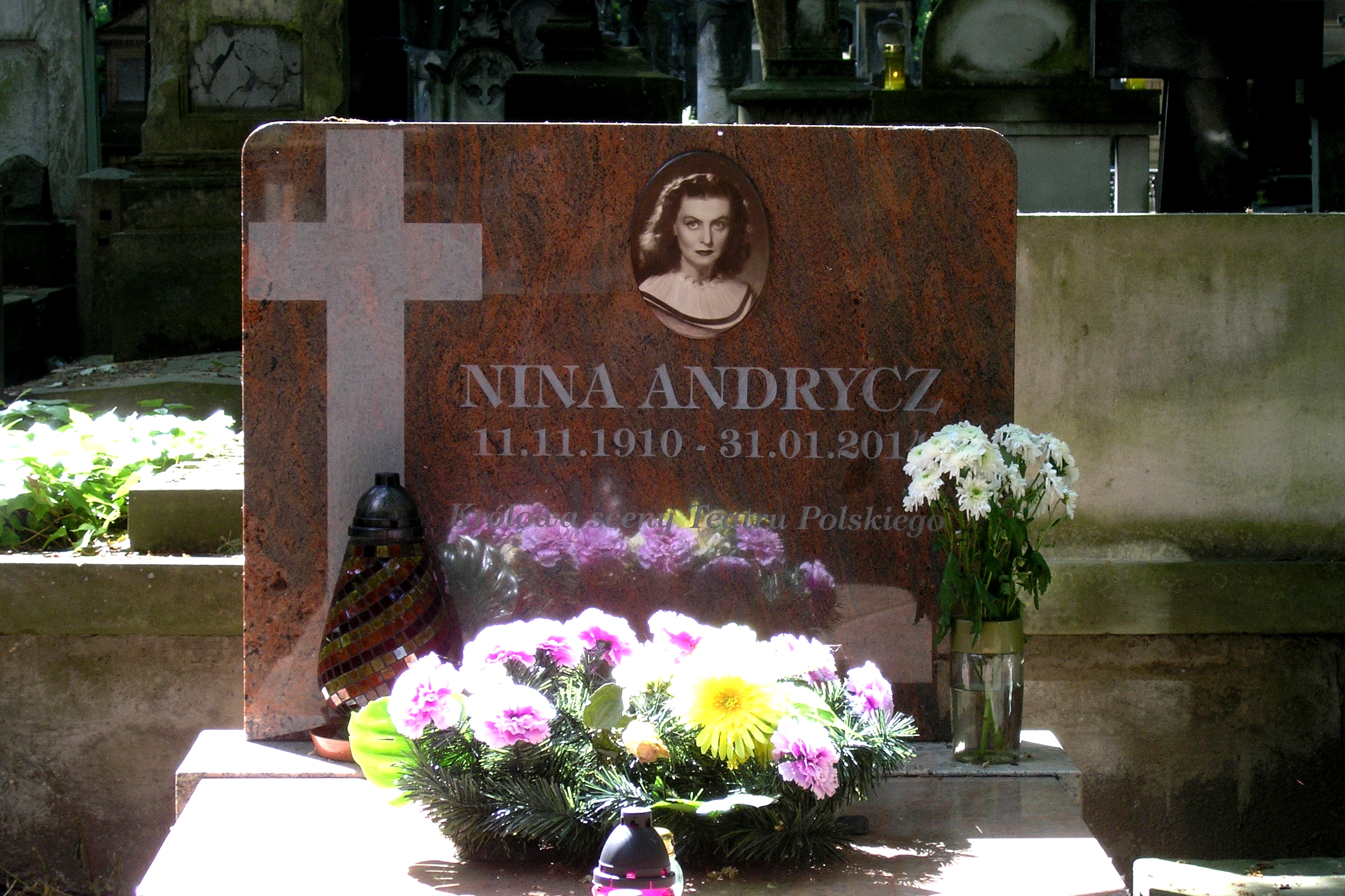 Wikipedia, Nina Andrycz, Powzki Cemetery - A, Self-published work