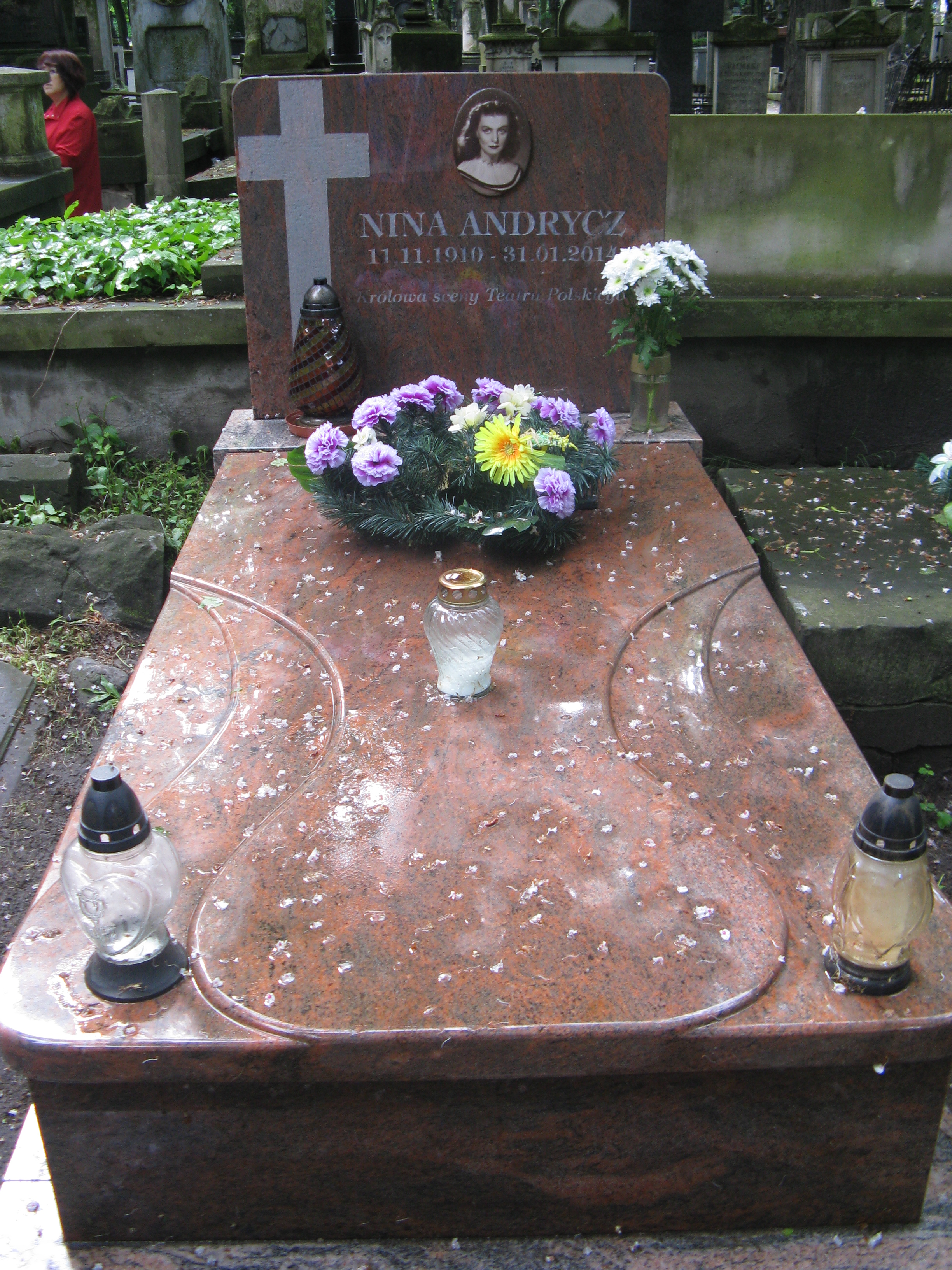 Wikipedia, Nina Andrycz, Powzki Cemetery - A, Self-published work