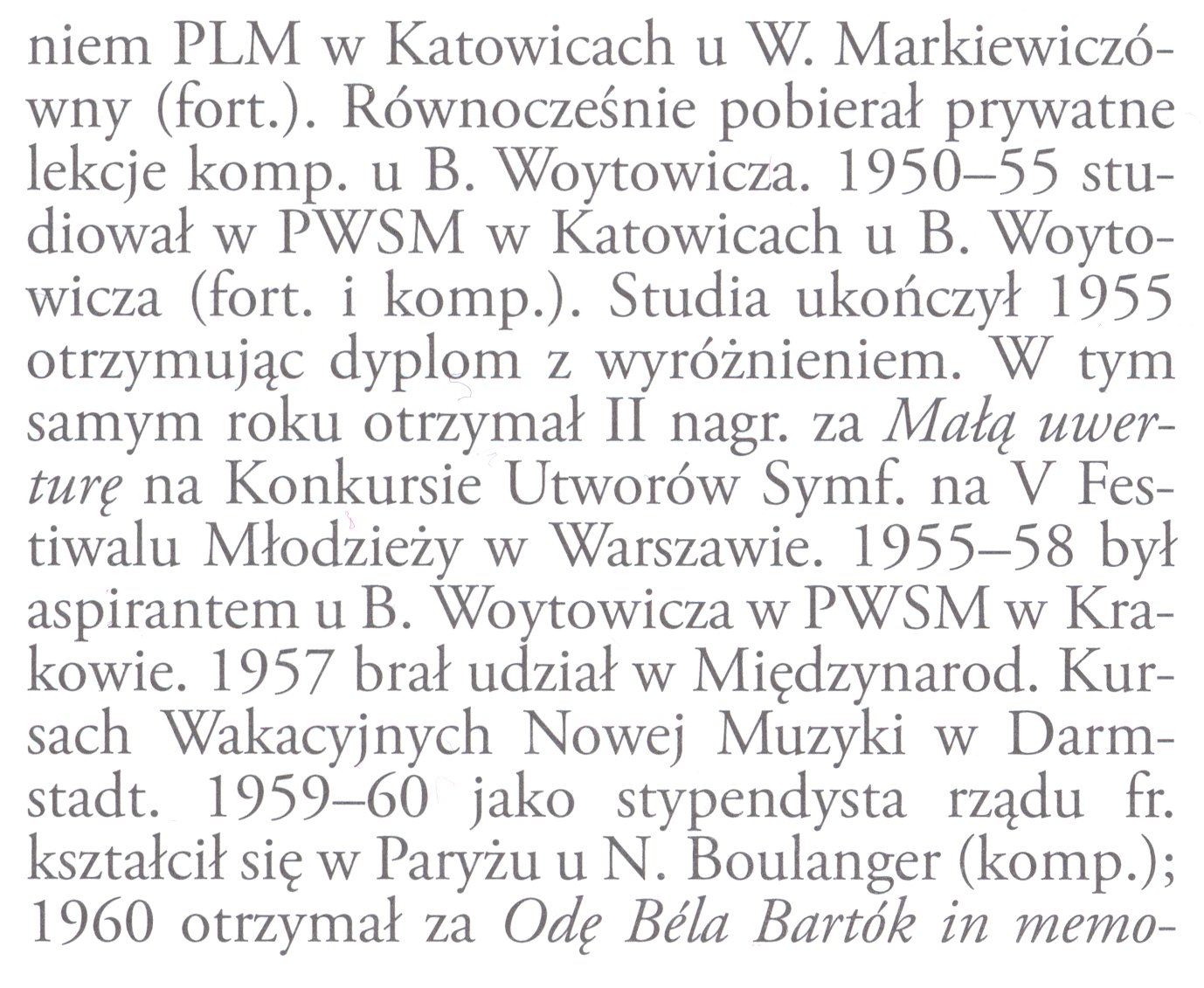 Wikipedia, Encyklopedia Muzyczna PWM, Items with OTRS permission confirmed, Self-published work, Wik